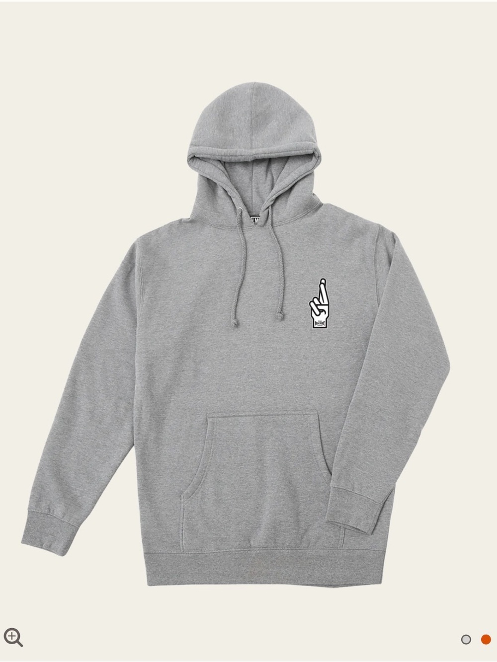 Men's Loser Machine Gray Hooded Sweatshirt